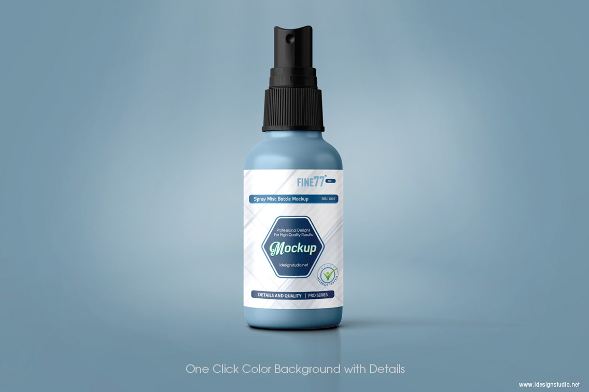 Spray Mist Bottle Mock-up, a Product Mockup by idesignstudio (Photo 5 of 6)