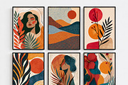 550+ Boho Wall Art Prints Bundle, a Decorative Illustration by Selenique Studio (Thumbnail 6 of 12)