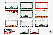 Spooky Halloween Social Media Frames, an Object Graphic by Layerform Design Co. (Thumbnail 4 of 4)