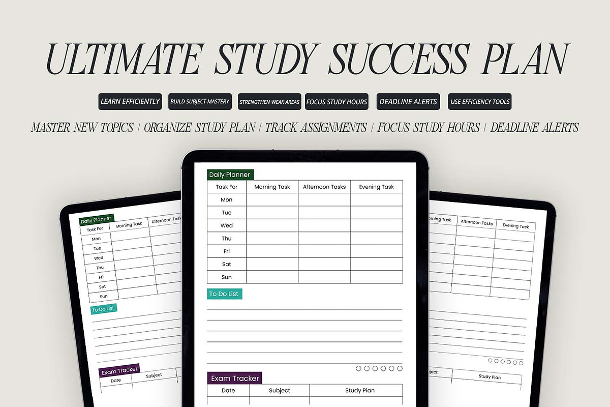 College Semester Planner PDF preview 6