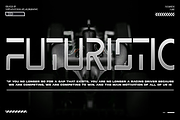 Midelton Futuristic Display Typeface, a Sans Serif Font by Templatiostudio (Thumbnail 5 of 12)