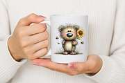 Whimsical Bear and Bees Clipart, a Seasonal Illustration by Canvas Craft (Thumbnail 9 of 10)