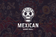 Dia de Muertos Skull Logo Template, a Branding & Logo Template by vectorwithin (Thumbnail 2 of 4)