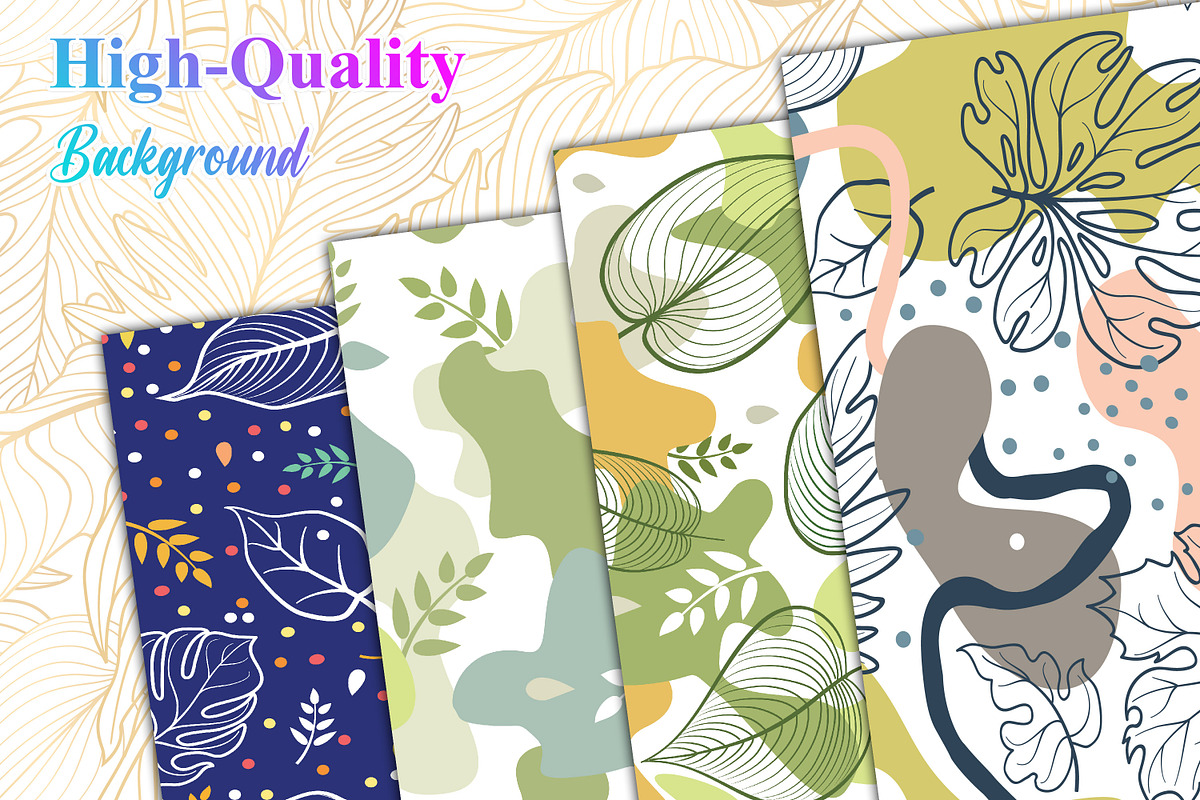 Abstract Leaves Background, a Background Graphic by Digital Studio (Photo 3 of 5)