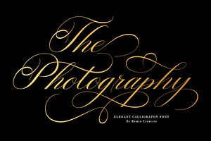 Rastering Elegant Calligraphy Font