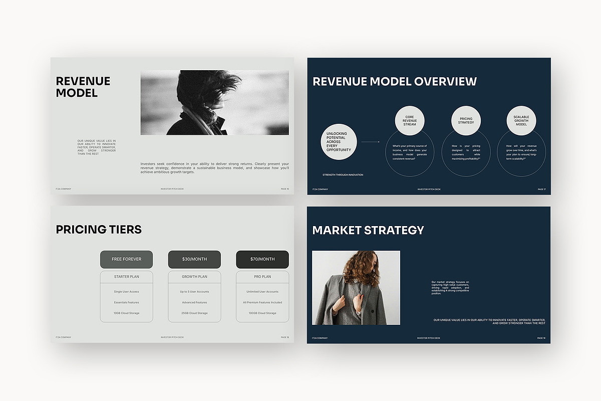 Itza : Investor Pitch Powerpoint, a Presentation Template by Punkl Camp (Photo 6 of 16)