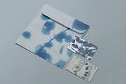 Blue Eucalyptus Cyanotype Textures, a Background Graphic by Take Care Creative (Thumbnail 4 of 6)
