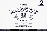 Retro Mascot Parts | VOL 2, an Illustration by GRPXSTORE (Thumbnail 1 of 4)