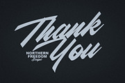 Northern Freedom, a Script Font by senzana (Thumbnail 6 of 6)