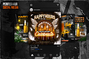 Happy Hours Post & Flyer Templates, a Templates & Theme by OnurDemircan (Thumbnail 5 of 5)
