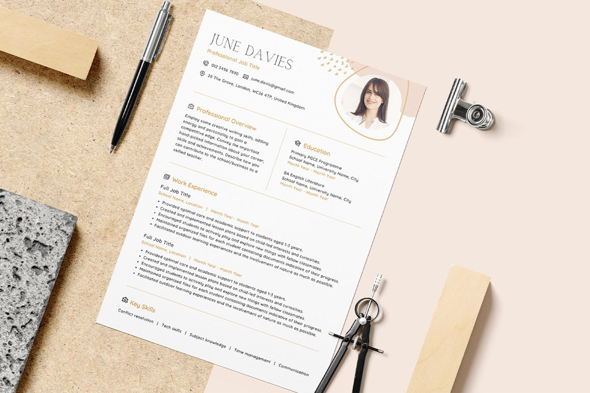 CANVA Resume Template / CV Set, a Resume Template by RWstudio (Photo 1 of 8)