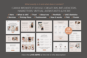 UGC Website Template for Canva, a Landing Page Template by vectorocean (Thumbnail 5 of 11)