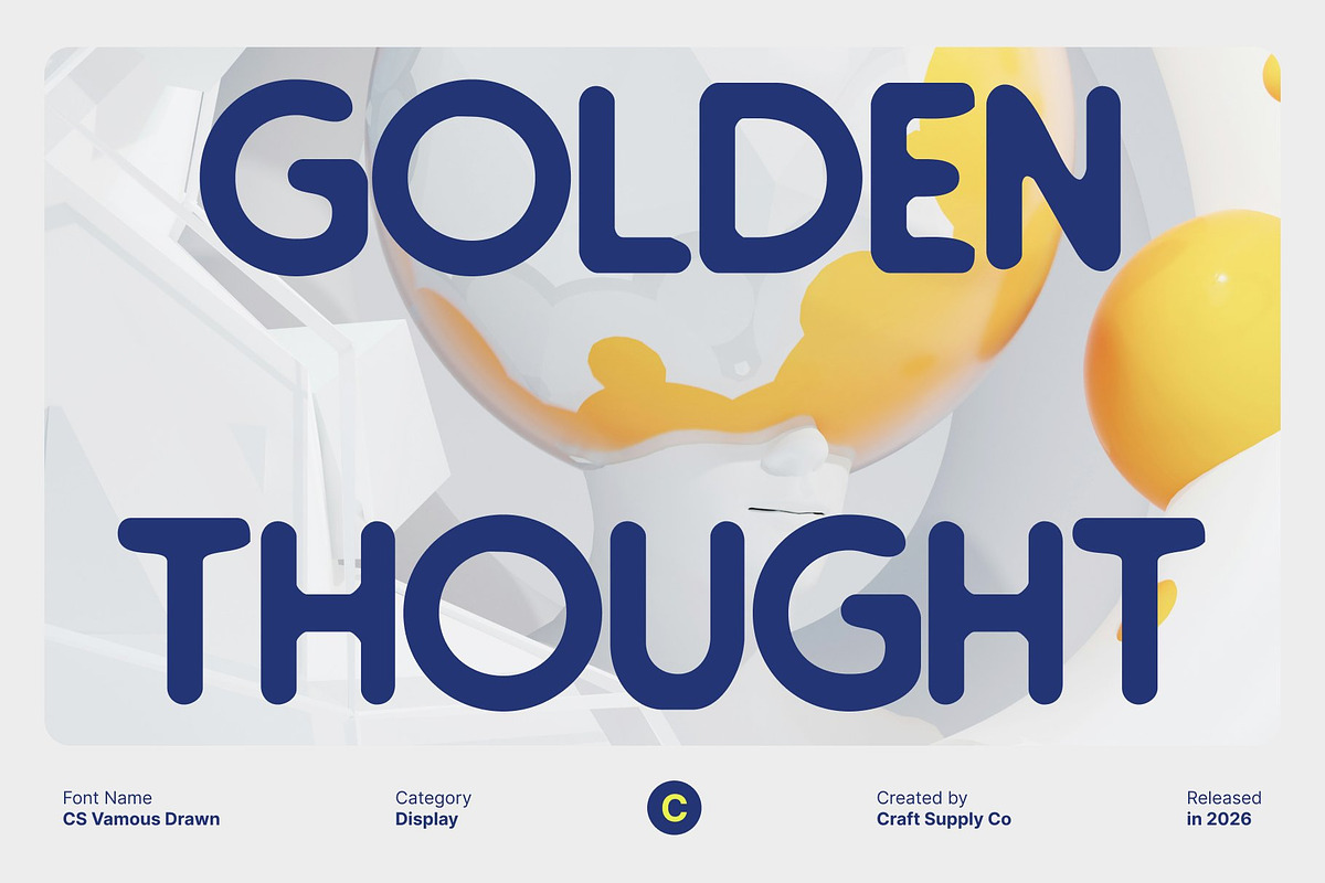 CS Vamous Drawn, a Sans Serif Font by Craft Supply Co. (Photo 6 of 8)