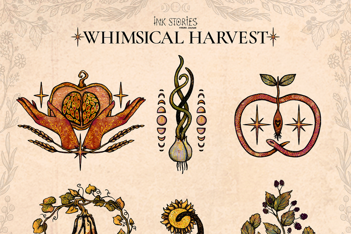 Whimsical Harvest | Lammas and Mabon, a Seasonal Illustration by Ink Stories (Photo 5 of 14)