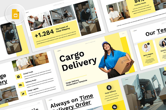 Cargo Delivery Google Slides preview 8