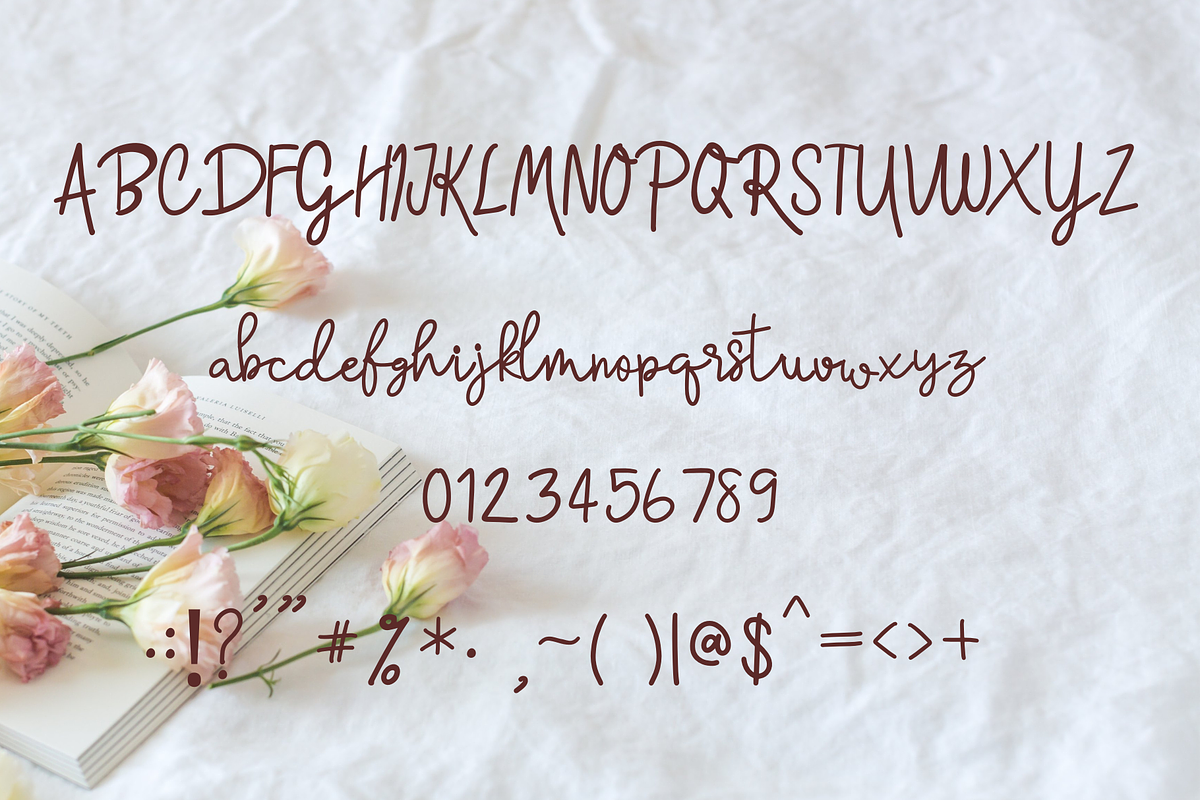 Olivia Mine, a Handwritten Font by nongnuchpolyiam1 (Photo 6 of 6)