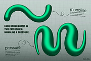 3D Procreate Brushes, a Brush Add-On by The Creative Bix (Thumbnail 7 of 16)
