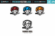 Ranger Skull Logo, a Branding & Logo Template by pixelogan (Thumbnail 3 of 3)