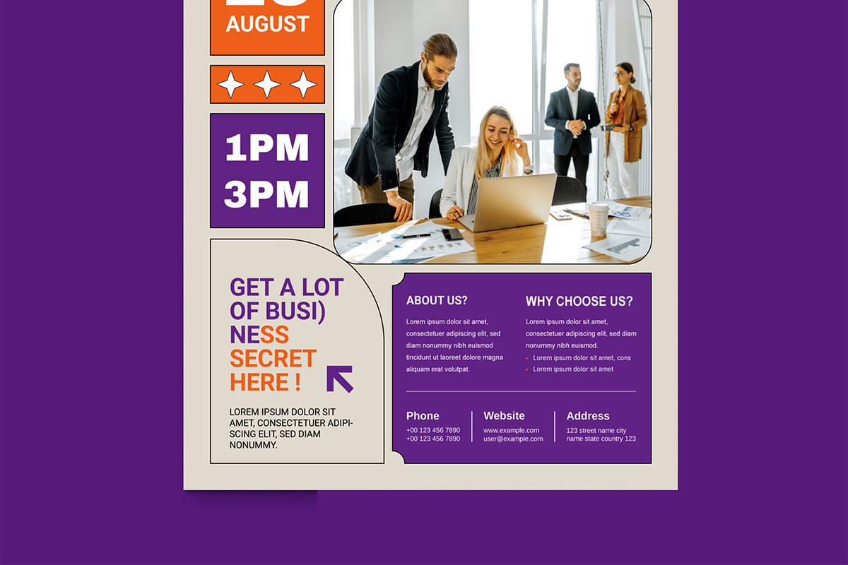 Business Seminar Flyer, a Flyer Template by MightyDesign (Photo 5 of 8)