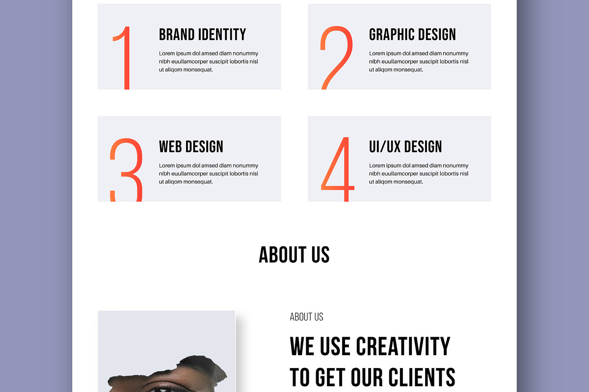 Website Landing Page Design Layout, a Landing Page Template by MightyDesign (Photo 4 of 8)