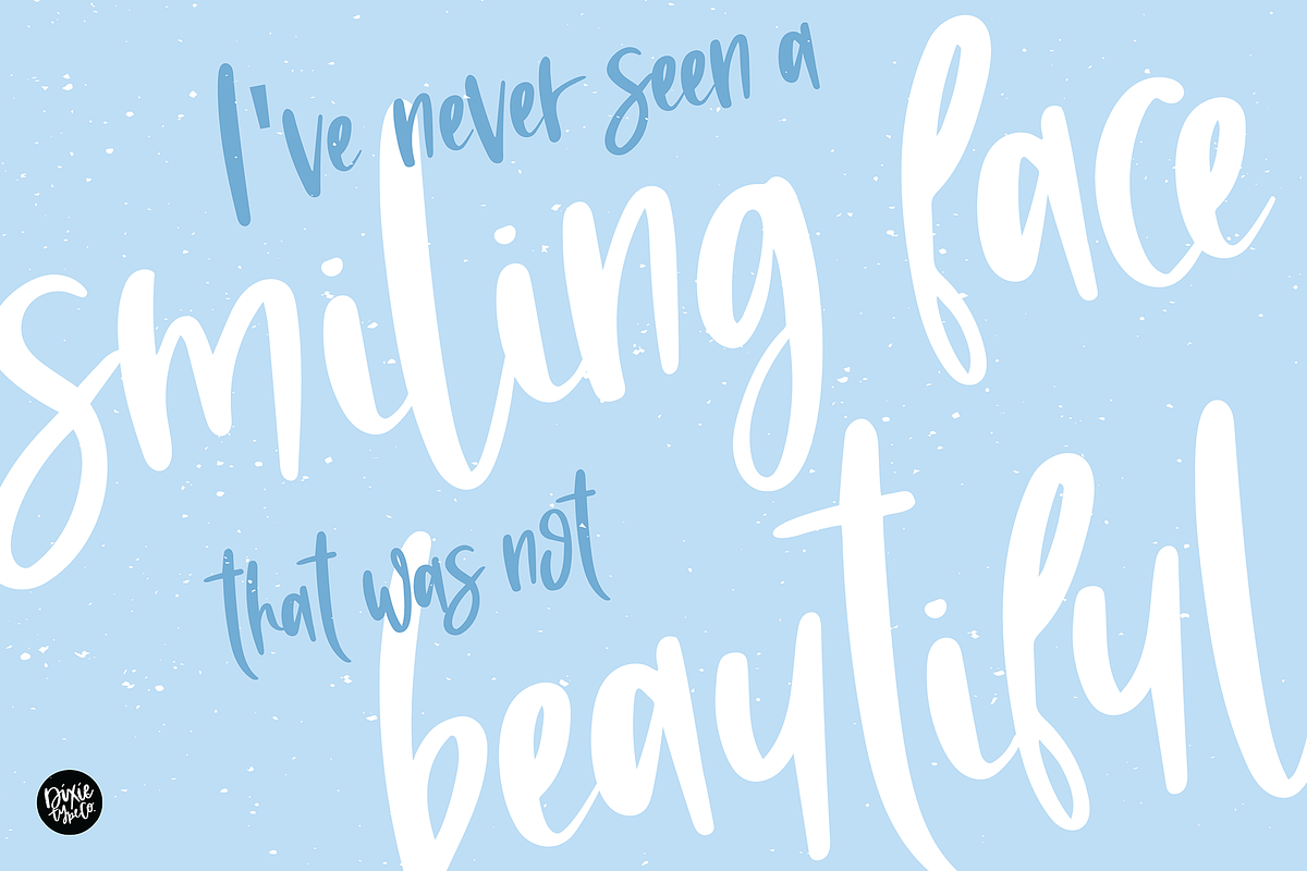 ROSEBUD a Handwritten Script Font, a Script Font by Blush Font Co. (Photo 4 of 6)