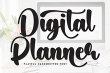 Digital Planner | Script Font