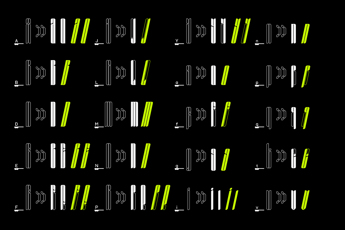 SEGAPUNK BOLD FUTURISTIC TYPEFACE, a Symbol Font by Font For Zula™ (Photo 9 of 13)