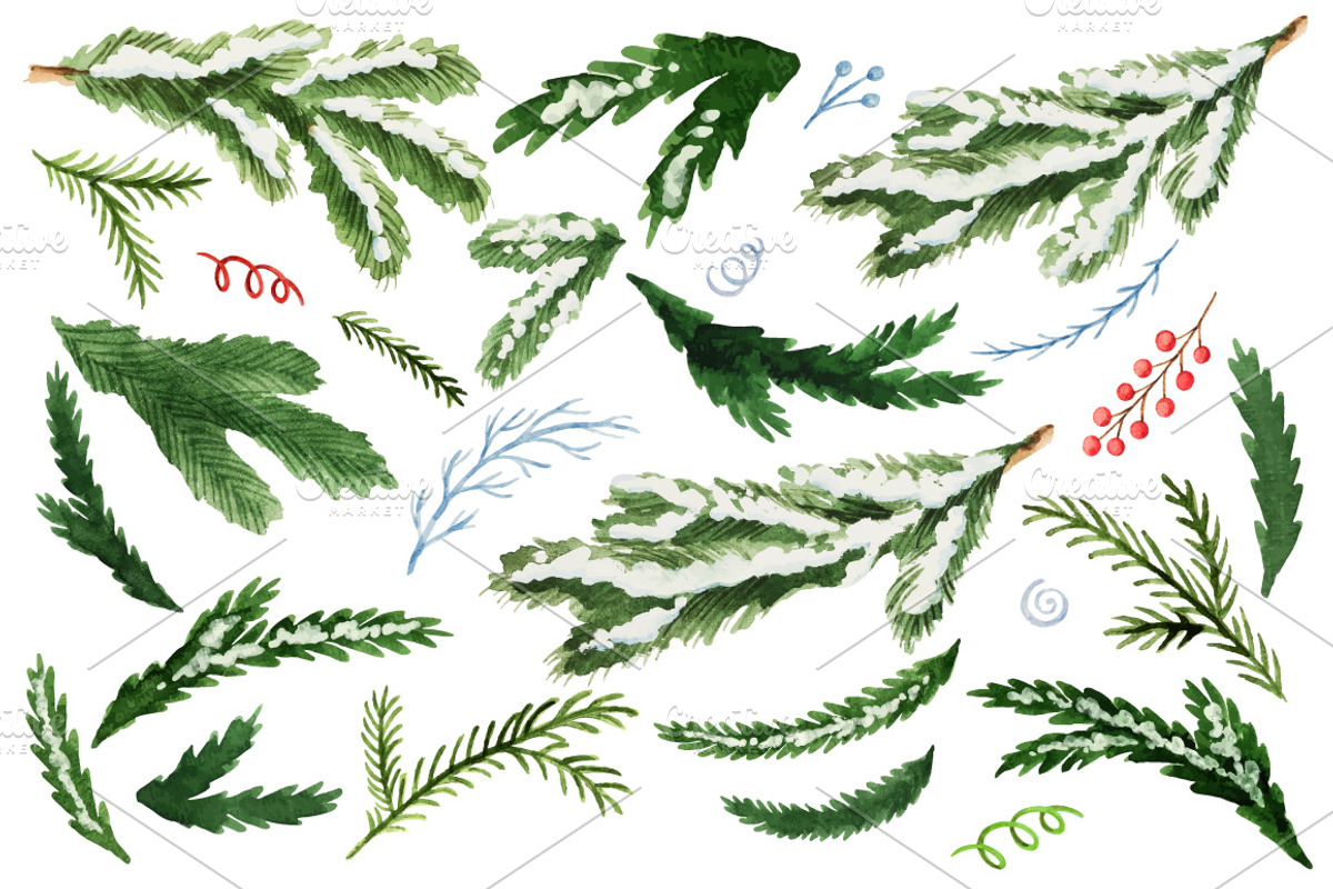 We wish you a Merry Christmas., a Decorative Illustration by Elena Medvedeva (Photo 6 of 6)