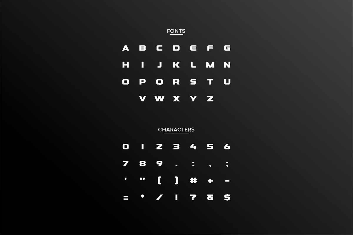 Neuropic, a Font by garismantra (Photo 3 of 4)