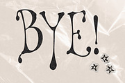 Nightmilk Melting Display Font, a Handwritten Font by The October Creative (Thumbnail 8 of 8)