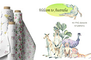 Welcom to Australia, an Animal Illustration by Watercolor arts (Thumbnail 1 of 5)