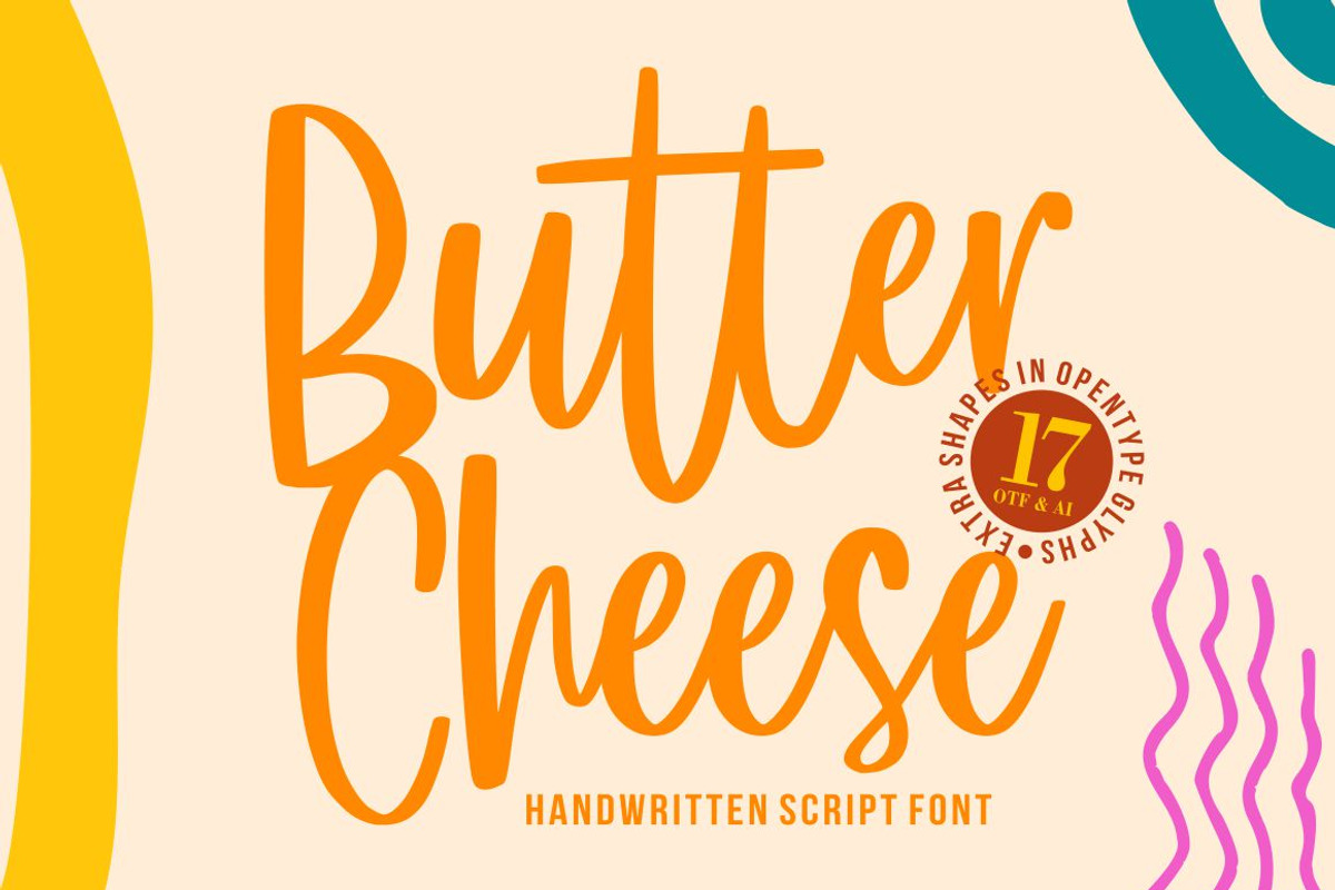 Butter Cheese - Handwritten Font
