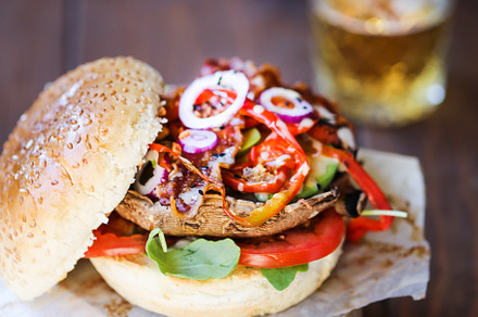 Burger homemade