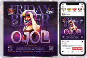 Club Event Flyer, a Flyer Template by regalDRAW (Thumbnail 2 of 4)
