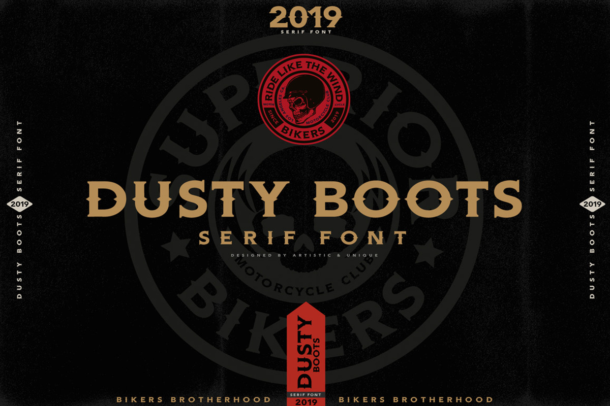 DUSTY BOOTS - Serif font preview 8