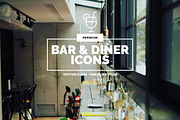 Premium »Bar & Diner« Icons, an Icon by IconUncle (Thumbnail 1 of 4)