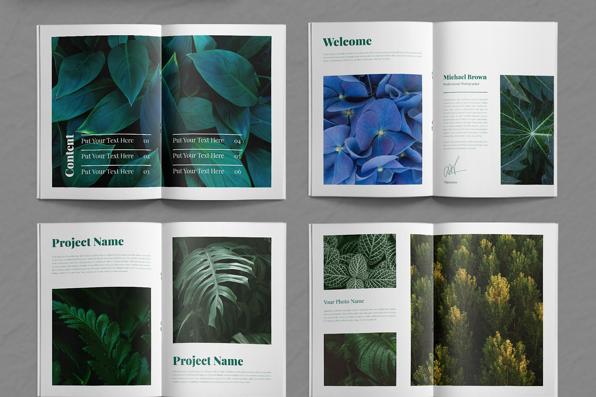 Portfolio Photobook Template Layout, a Magazine Template by ContestDesign (Photo 2 of 4)