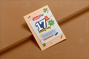 Typograph Birthday Invitation, an Invitation Template by Fannan Studio (Thumbnail 2 of 2)
