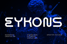 Eykons – Futuristic Sans Serif Font