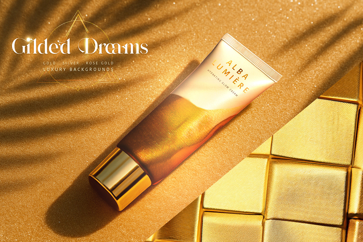Gilded Dreams. Golden Backgrounds., a Texture Graphic by Anna Babich (Photo 5 of 9)