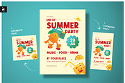 Summer Party Flyer, a Flyer Template by Neermana (Thumbnail 3 of 4)