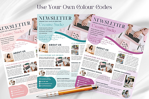 Canva Business Newsletter Templates