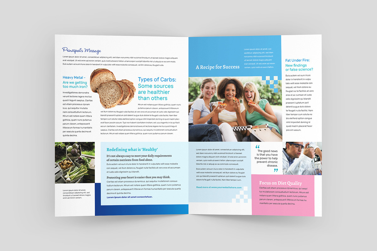 Nutritionist Newsletter Templates, a Magazine Template by StockLayouts (Photo 2 of 8)