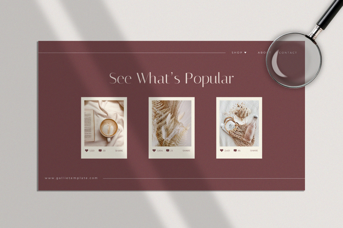 Gallie - PowerPoint Template, a Presentation Template by Secret Visual (Photo 6 of 11)