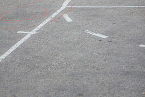 Street basketball court