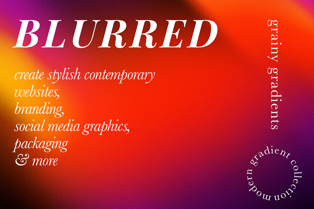 Neon Grainy Gradient Texture Pack