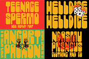 The Suprising Retro Font Bundle, a Sans Serif Font by TeenageFoundry (Thumbnail 10 of 15)