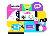 10 Mobile Gaming Community, a Technology Illustration by denayunebgt (Thumbnail 4 of 4)