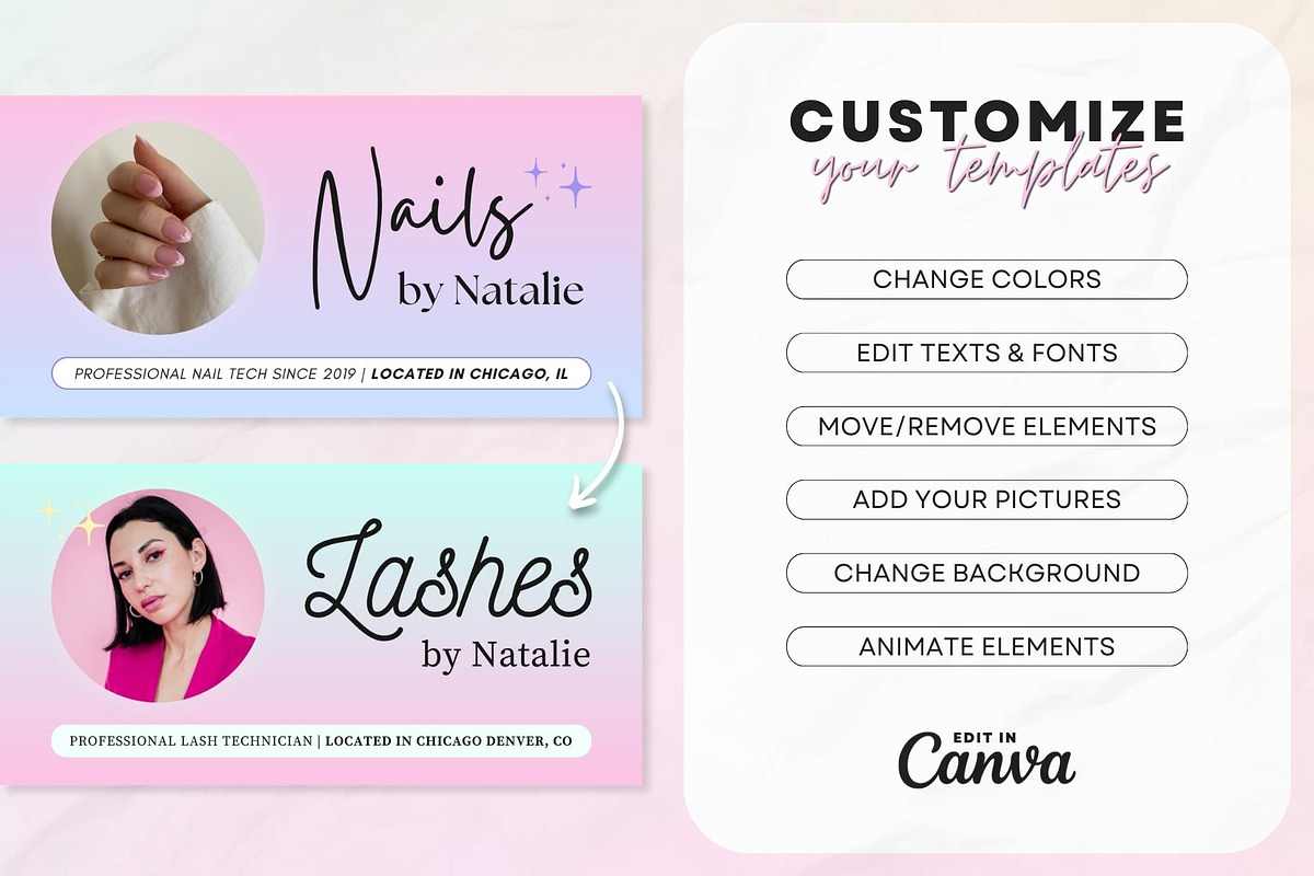 Nail Tech Acuity Scheduling • Canva, a Websites & App Template by OniriqveDesigns (Photo 4 of 8)