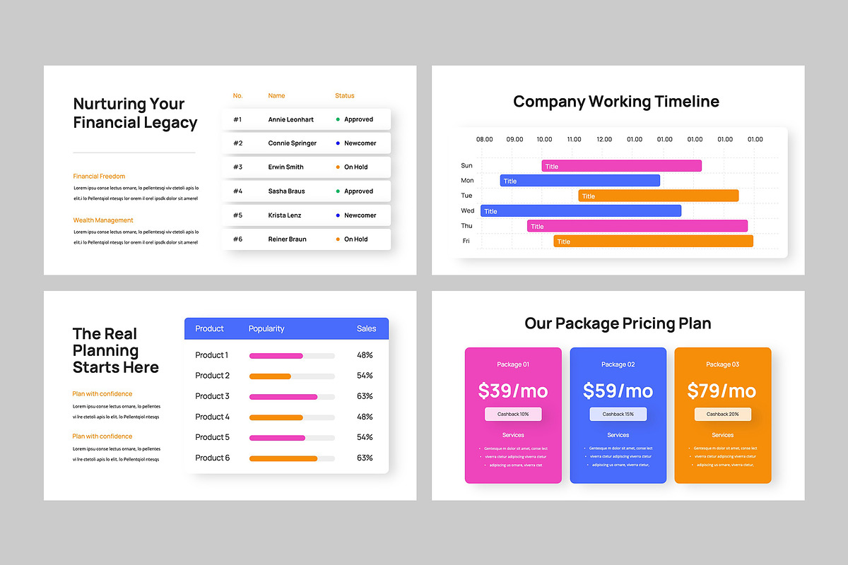 Table Data Infographic Google Slides, a Presentation Template by rgbryand